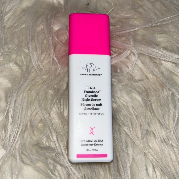 Drunk Elephant T.L.C. Framboos Glycolic Resurfacing Night Serum - Picture 1 of 5